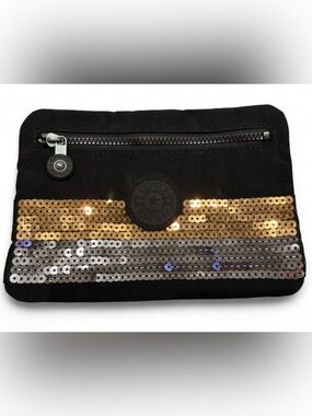 Kipling Sequin Pouch